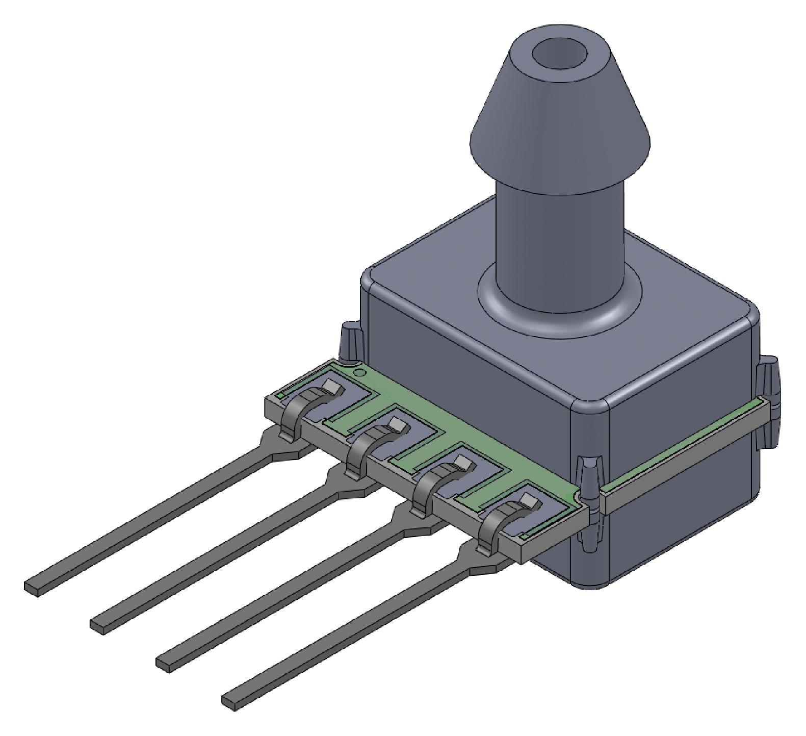 Amphenol All Sensors Elvh-M100G-Hanh-C-N2A4 Pressure Sensor, 100Mbar, Gauge, I2C