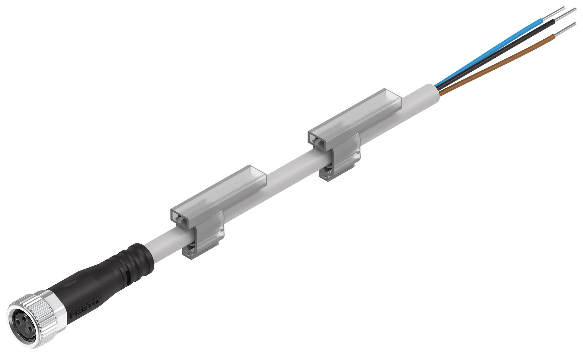 Festo 8003129 Nebu-M8G3-R-10-Le3 Connectorecting Cable