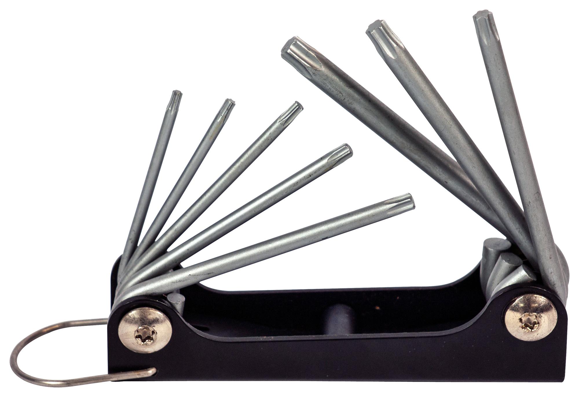 Multicomp Pro Mp008583 Hex Key Set, Metal Folding Star, 8Pcs