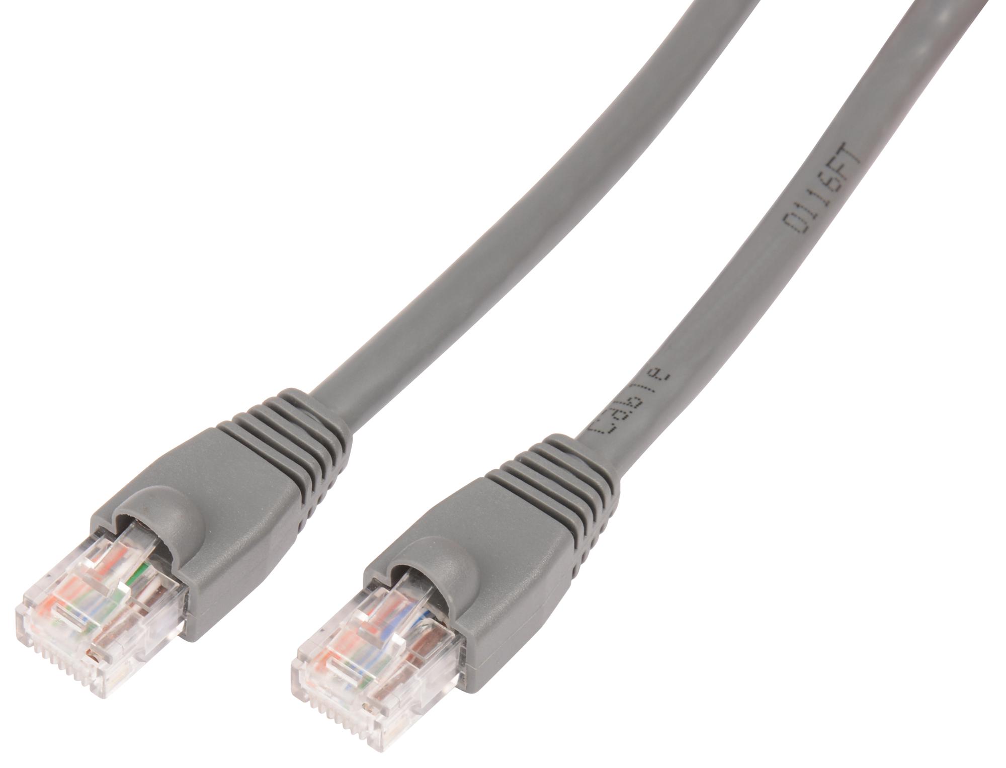 Multicomp Pro Mp008335 Enet Cable, Cat5E, Rj45 Plug-Plug, 0.2M