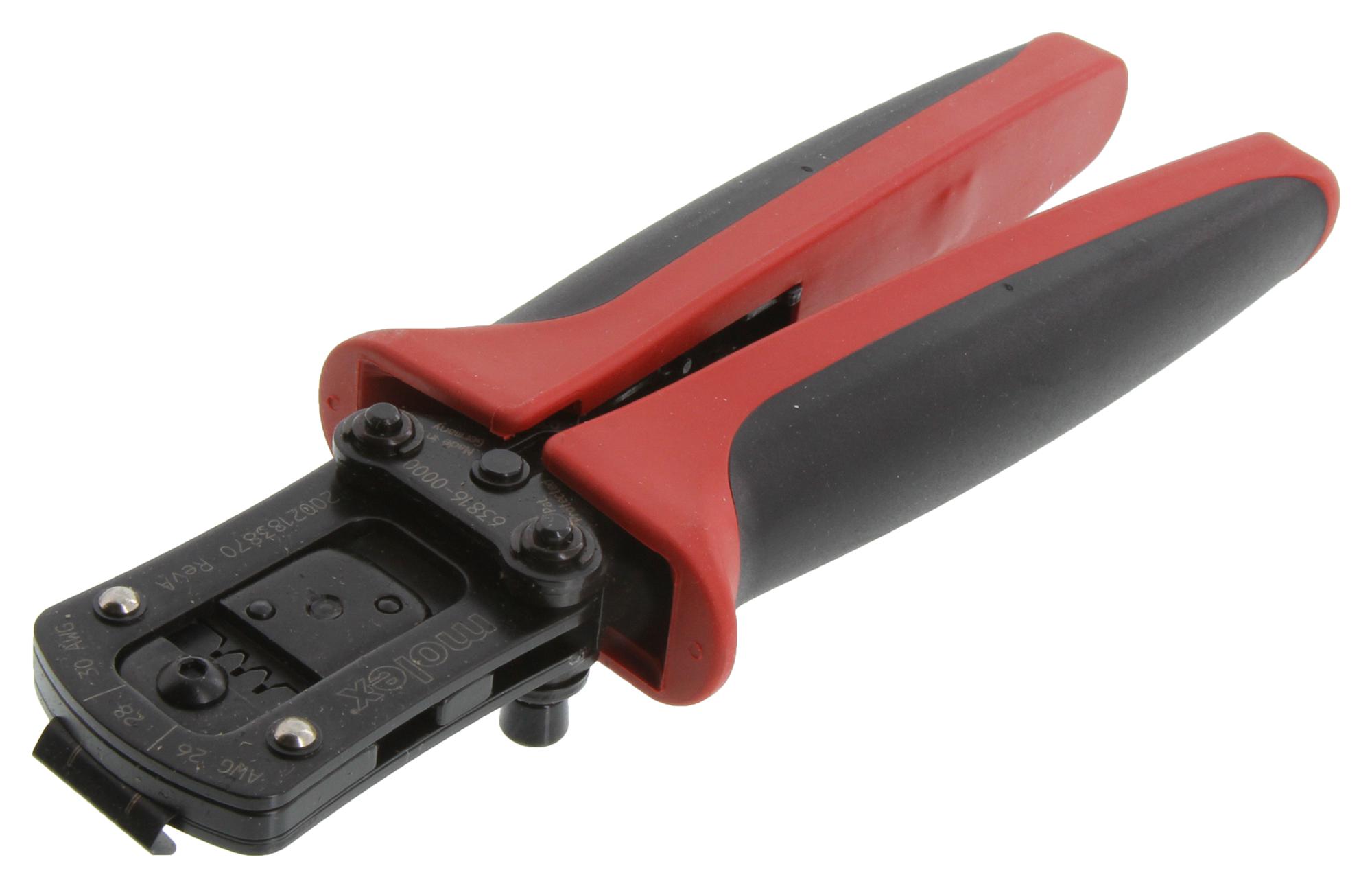 Molex 200218-3800 Crimp Tool, Ratchet, 30-26 Awg