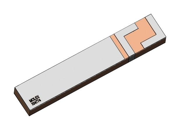 Molex 204774-0001 Rf Antenna, Linear, Cel/3G, 1.71-2.7Ghz