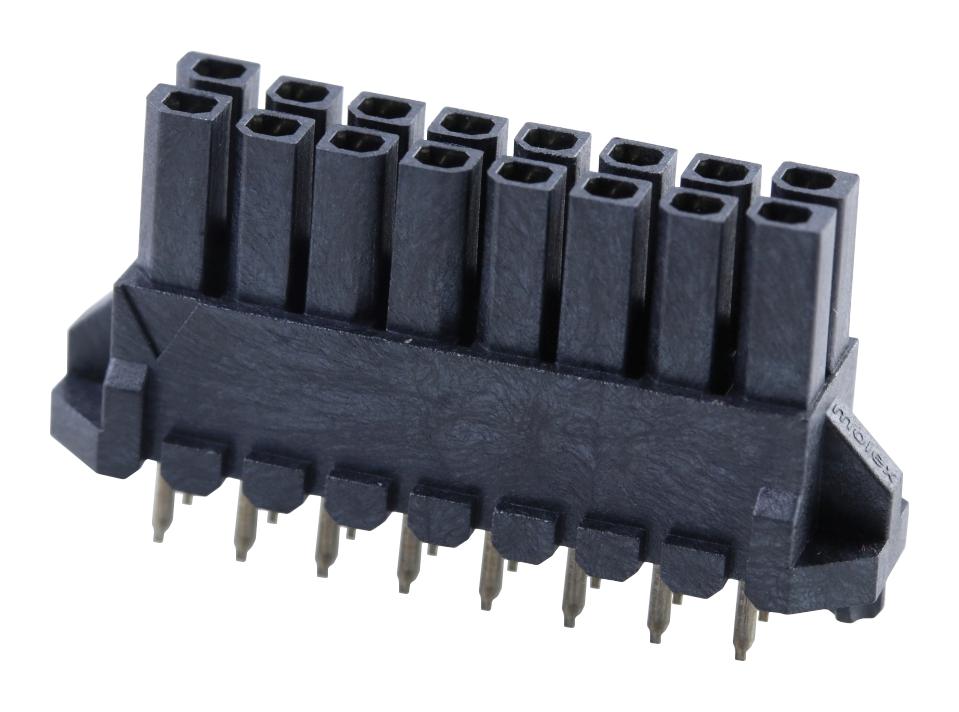 Molex 44769-1601 Connector, Rcpt, 16Pos, 2Row, 3mm