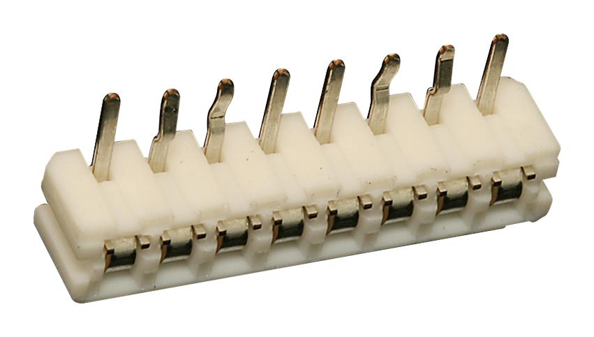 Molex 52418-0810 Connector, R/a Rcpt, 8Pos, 1Row, 2mm