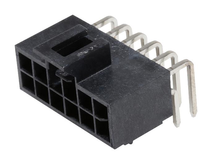 Molex 105314-1112 Connector, R/a Header, 12Pos, 2Row, 2.5mm