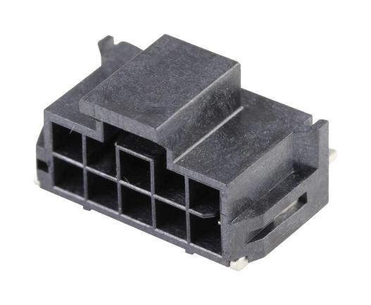 Molex 105405-1210 Connector, R/a Hdr, 10Pos, 2Row, 2.5mm, Smt