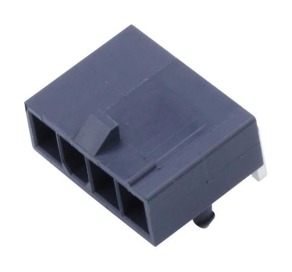 Molex 172648-0104 Connector, R/a Hdr, 4Pos, 1Row, 4.2mm, Th