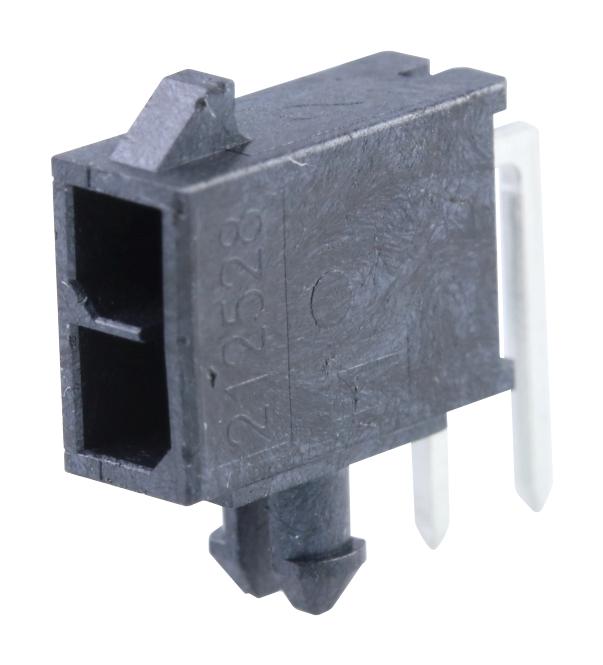 Molex 212528-0201 Connector, R/a Hdr, 2Pos, 2Row, 3mm, Th