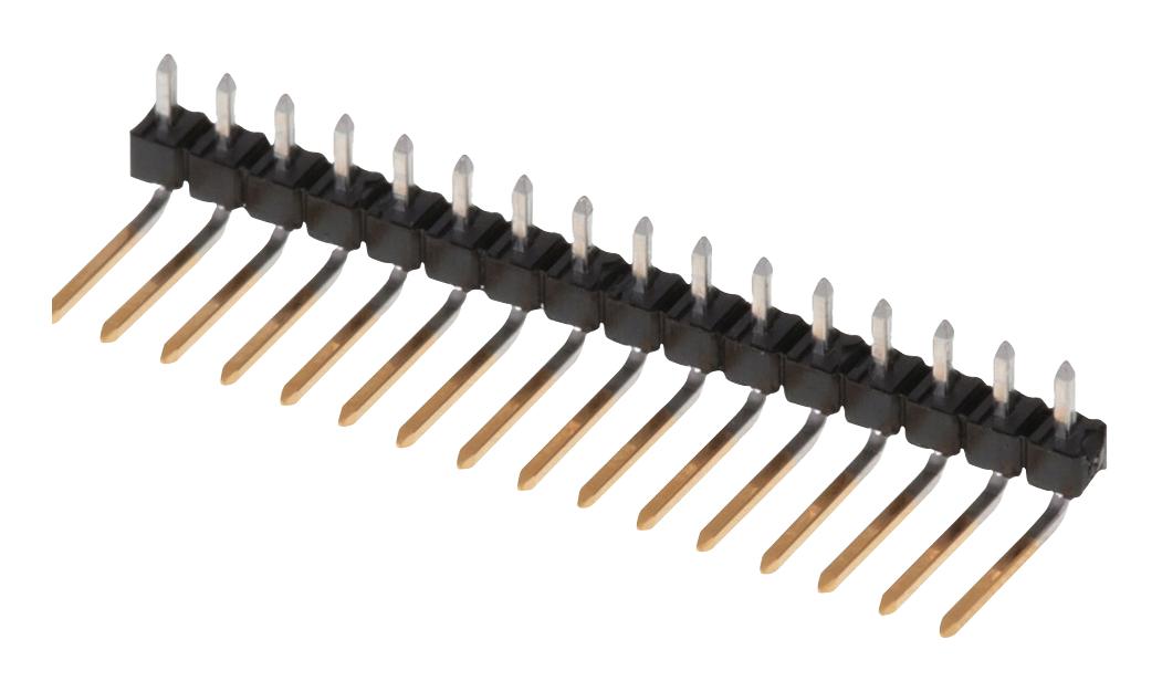 Molex 22-28-6125 Connector, R/a Hdr, 12Pos, 1Row, 2.54mm, Th