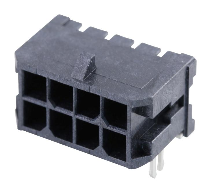 Molex 43045-0807 Connector, R/a Hdr, 8Pos, 2Row, 3mm, Smt