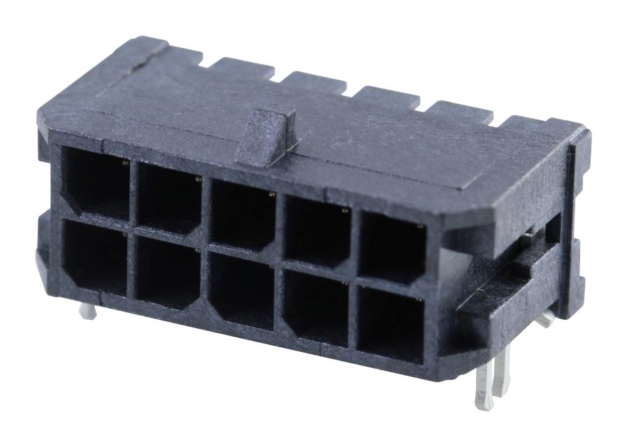 Molex 43045-1008 Connector, R/a Hdr, 10Pos, 2Row, 3mm, Smt