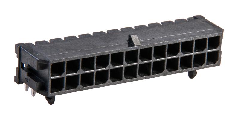 Molex 43045-2402 Connector, R/a Header, 24Pos, 2Row, 3mm