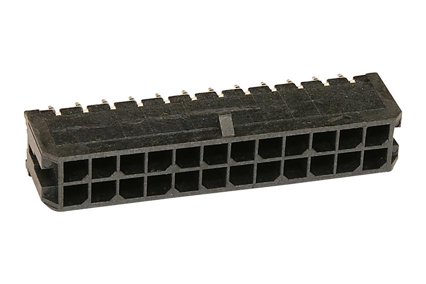 Molex 43045-2424 Connector, R/a Header, 24Pos, 2Row, 3mm