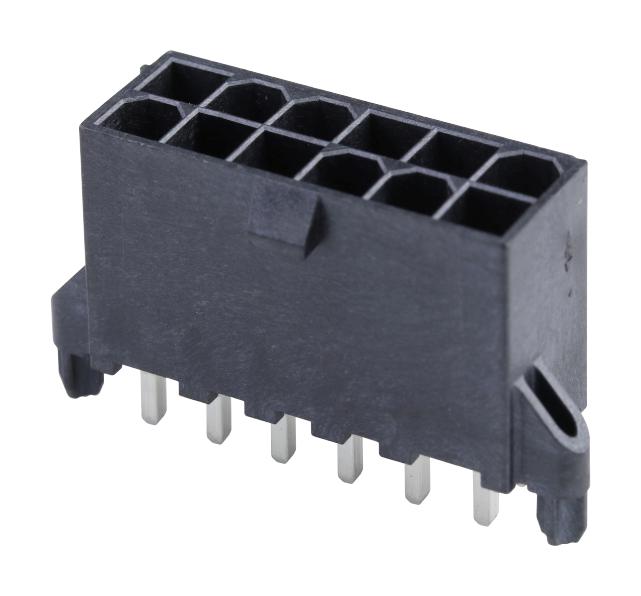 Molex 46207-0012 Connector, Hdr, 12Pos, 2Row, 4.2mm, Th