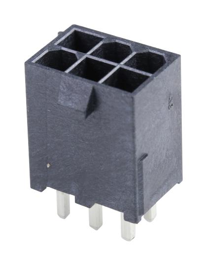 Molex 46207-1006.. Connector, Hdr, 6Pos, 2Row, 4.2mm, Th