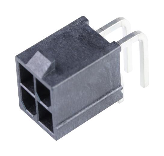 Molex 46991-1004 Connector, R/a Hdr, 4Pos, 2Row, 4.2mm, Th