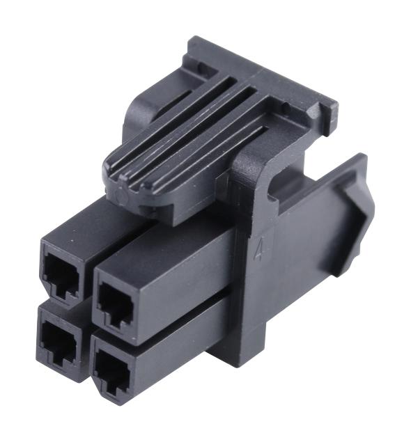 Molex 172708-0004 Connector Housing, Rcpt, 4Pos, 4.2mm