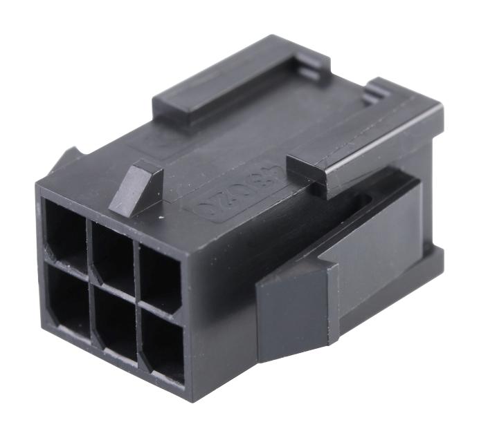 Molex 43020-0610 Connector Housing, Plug, 6Pos, 3mm