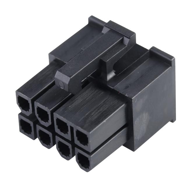 Molex 45587-0004 Connector Housing, Rcpt, 8Pos, 4.2mm