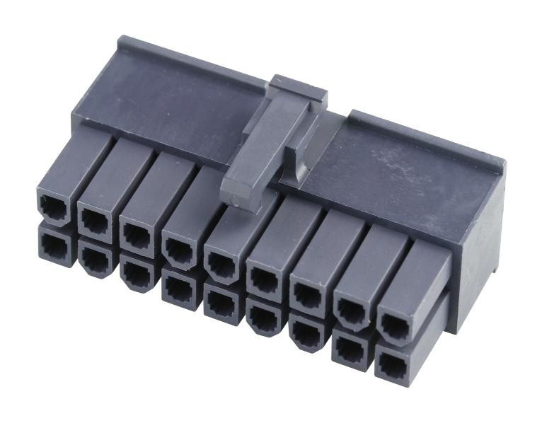 Molex 46992-1810 Connector Housing, Rcpt, 18Pos, 4.2mm