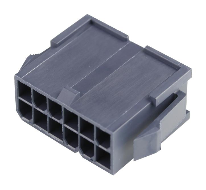 Molex 46993-1210 Connector Housing, Plug, 12Pos, 4.2mm