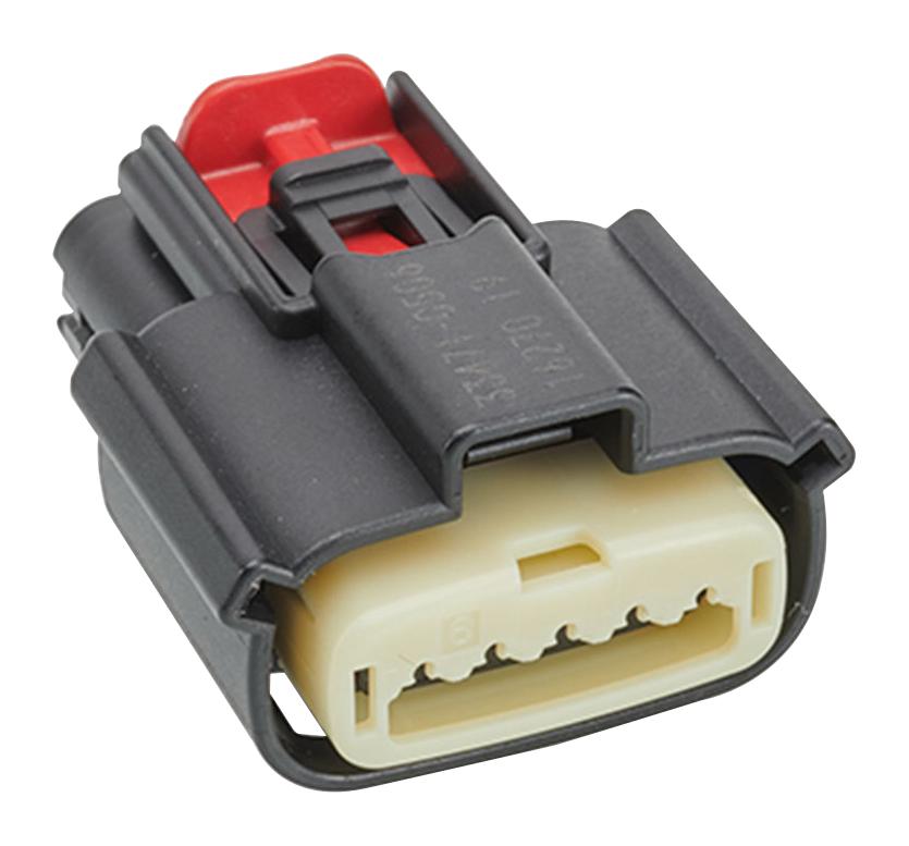 Molex 33471-0501 Connector Housing, Rcpt, 5Pos, Black