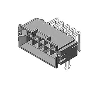 Molex/partner Stock 43810-0002 Connector, Plug, 6Pos, 2Row, 4.2mm, Th