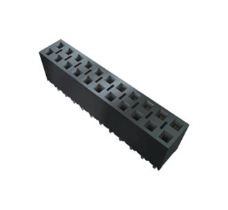 Samtec Bcs-106-L-S-He Connector, Rcpt, 6Pos, 1Row, 2.54mm