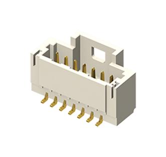 Samtec T1M-04-F-Sh-L Connector, R/a Header, 4Pos, 1Row, 1mm