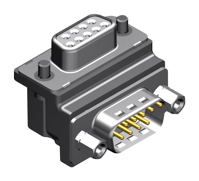 Molex 173114-0258 D Sub Adapter, Rcpt-Plug, 9Pos