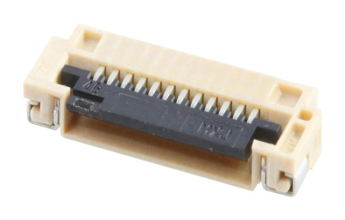 Molex 51296-1233 Connector, Fpc, R/a Rcpt, 12Pos, 1Row, 0.5mm