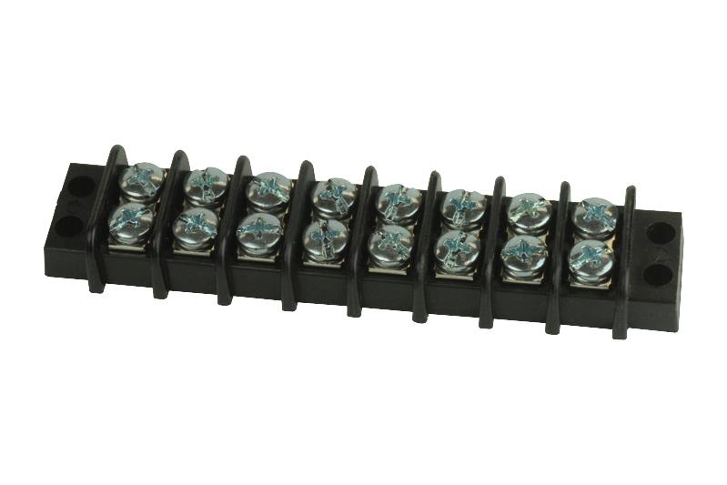 Molex/partner Stock 38770-0108 Panel Mount Barrier, 8Pos, 14-22Awg