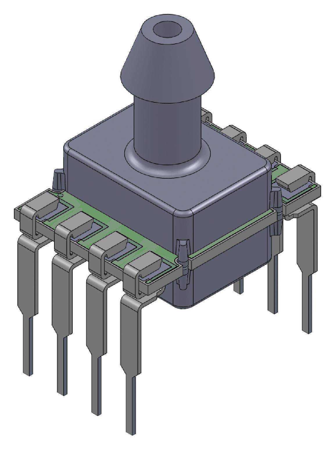 Amphenol All Sensors Elvh-015G-Hand-I-N2A4 Pressure Xdcr, 15Psi, Gauge, I2C Digital