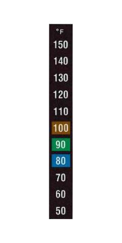 Omega Rlc-80-50/150-10 Label, Reversible Strip, 11Pt, 65Deg C