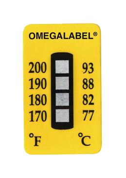 Omega Tl-4-170-30 Label, Non-Reverse Strip, 4Pt, 93Deg C