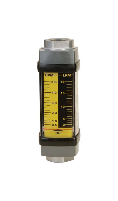 Omega Fl-7330Abr Flow Meter, Water, 3 To 30Gpm, 2%