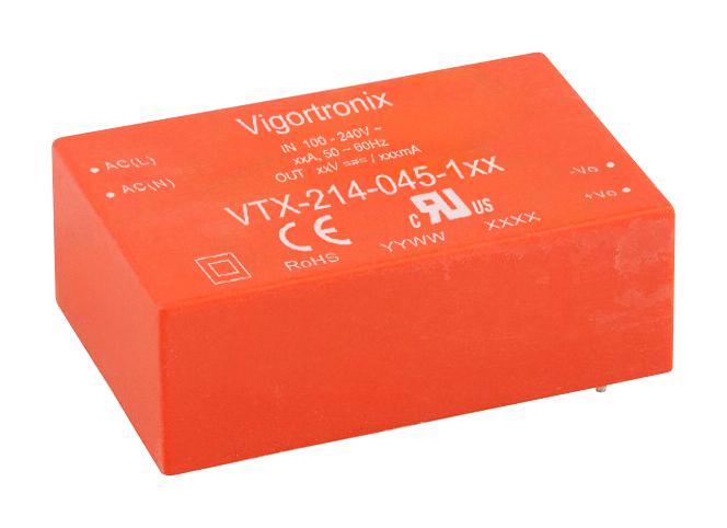 Vigortronix Vtx-214-045-148 Power Supply, Ac-Dc, 48V, 0.94A