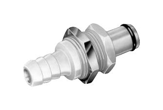 Omega Ft-Plcd420-04 Quick Coupling, Acetal, 1/4 Id, 1.91