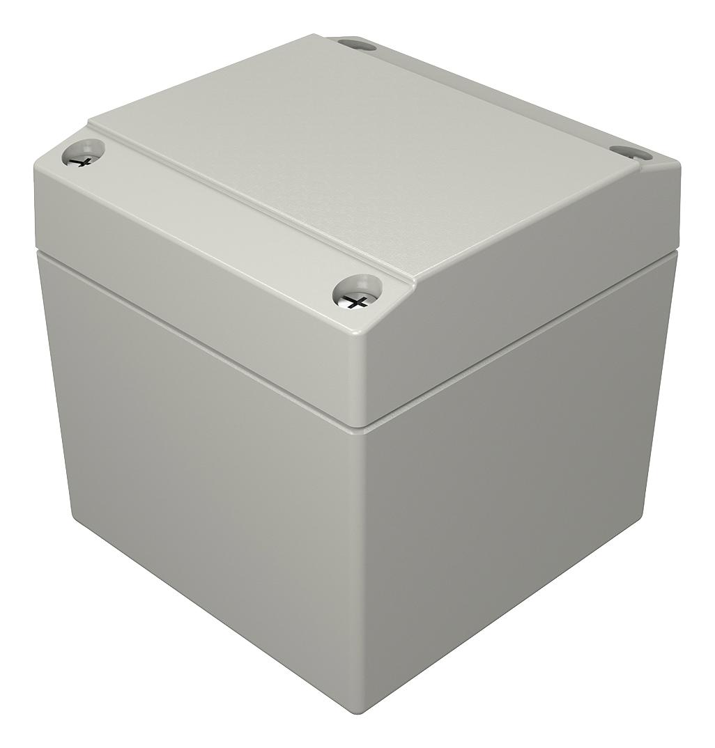 Rose 04.08 08 08 Enclosure, 81mm X 80mm X 80mm, Grey