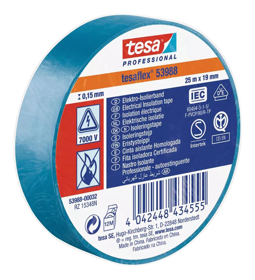 Tesa 53988-00032-00 Tape, Blue, 19mm X 25M