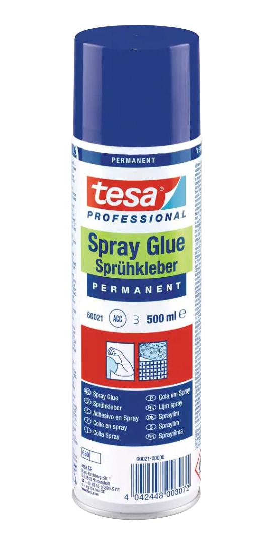 Tesa 60021-00000-02 Spray Glue, Permanent, Synthetic Rubber