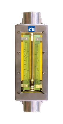 Omega Fld104 Flow Meter, Air, Water, 3%, 200Psi