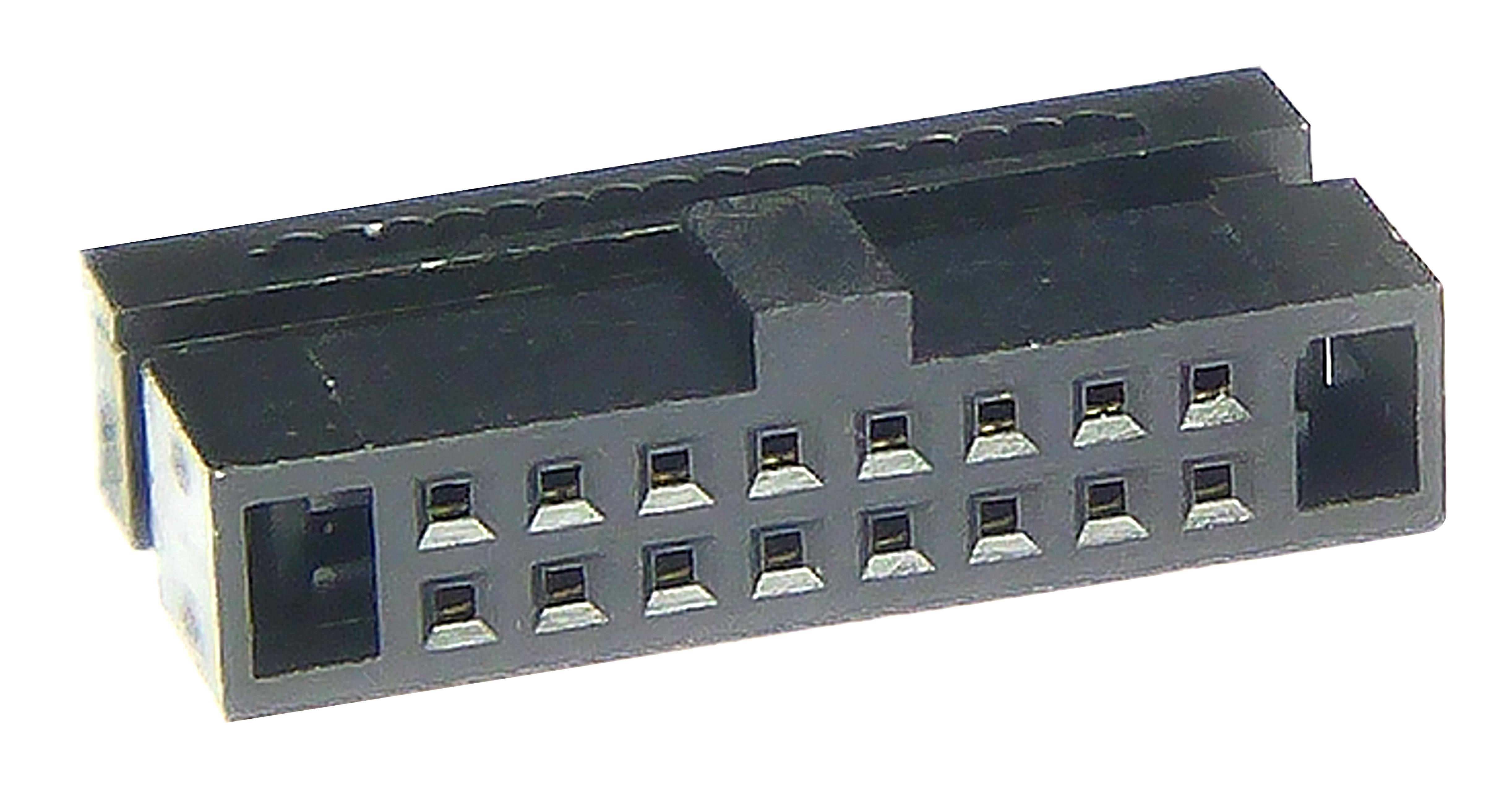 Multicomp Pro Mp008707 Idc Connector, Rcpt, 16Pos, 2Row, 1.27mm