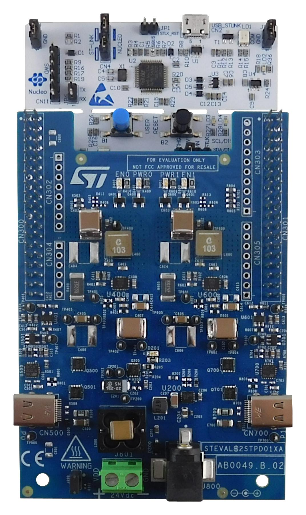 STMicroelectronics Steval-2Stpd01 Eval Kit, Synchronous Buck Converter