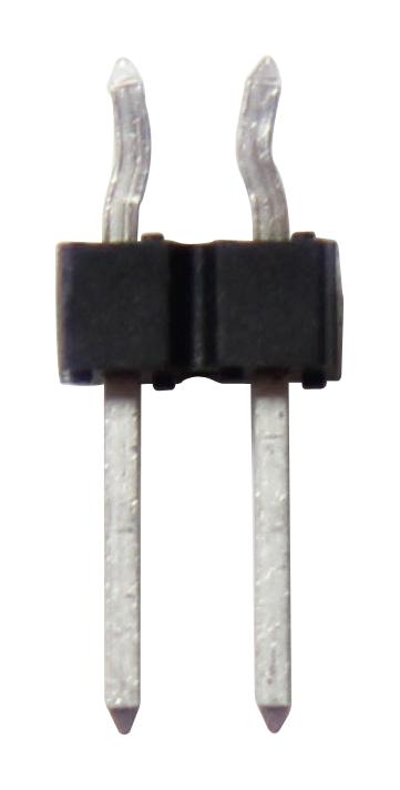 Amphenol Communications Solutions 69190-402 Connector, Header, 2Pos, 1Row, 2.54mm, Th