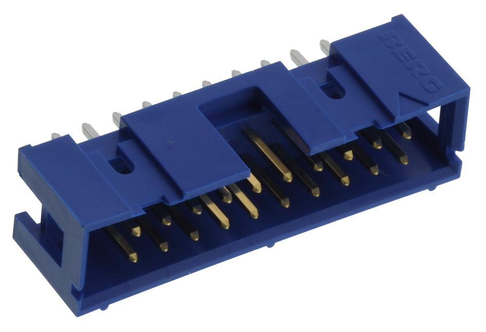 Amphenol Communications Solutions 75869-304Lf Connector, Header, 20Pos, 2Row, 2.54mm, Th