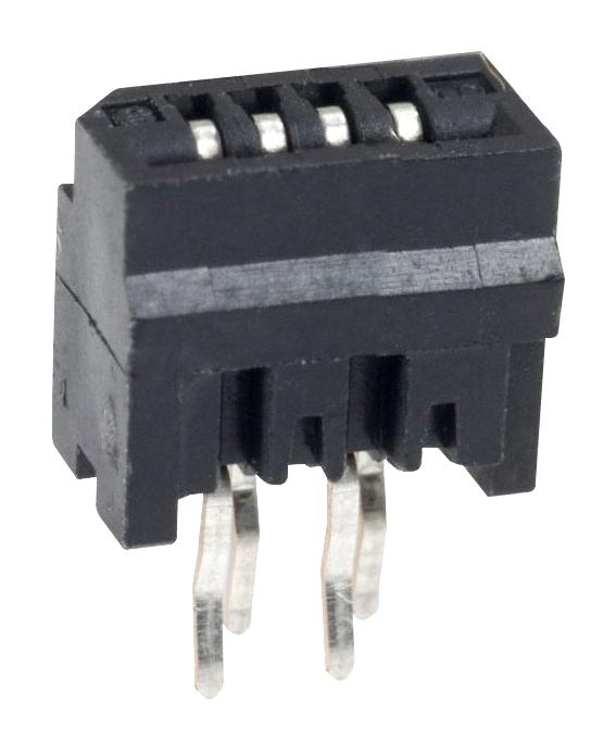 Amphenol Communications Solutions Hlw4S-2C7Lf Connector, Ffc/fpc, Rcpt, 4Pos, 1Row, 1mm