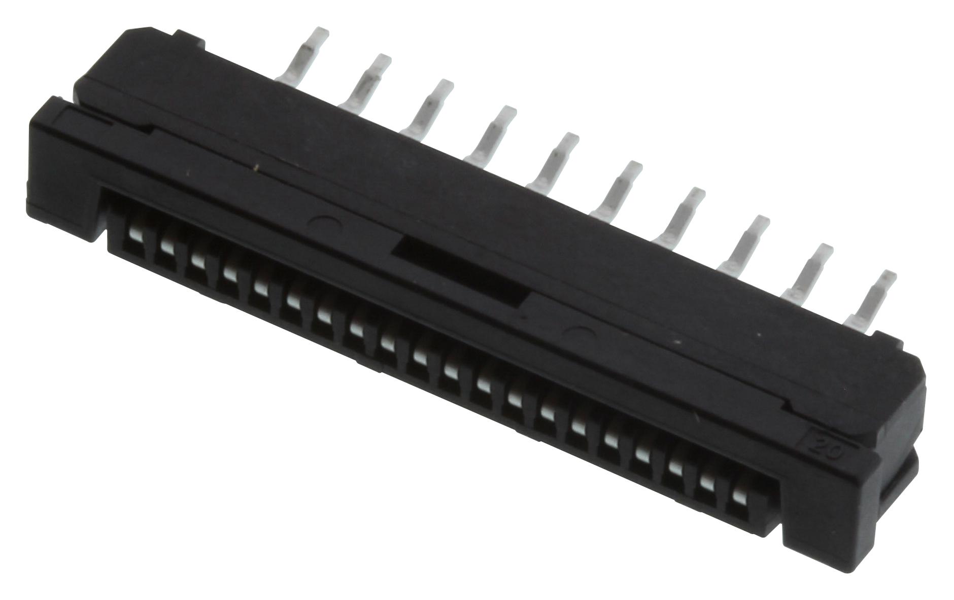 Amphenol Communications Solutions Slw20S-1C7Lf Connector, Ffc/fpc, Rcpt, 20Pos, 1Row, 1mm