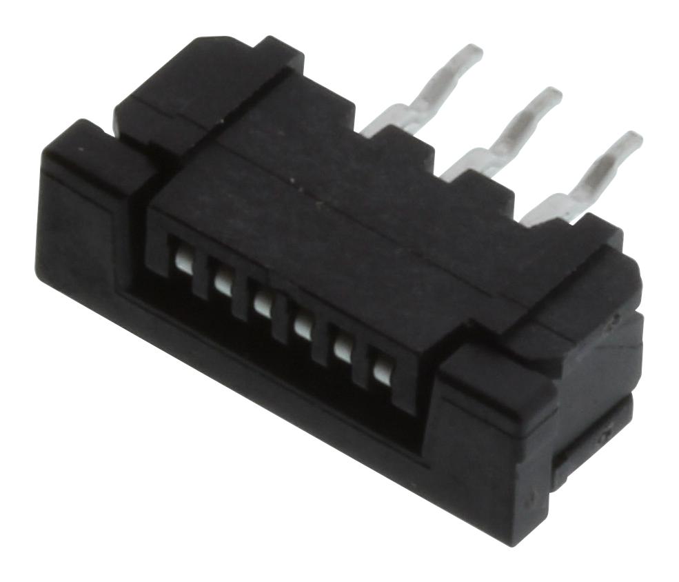 Amphenol Communications Solutions Slw6S-1C7Lf Connector, Ffc/fpc, Rcpt, 6Pos, 1Row, 1mm