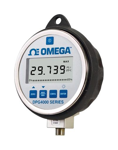 Omega Dpg4000-300A Pressure Gauges, 300Psi, 1/4mnpt